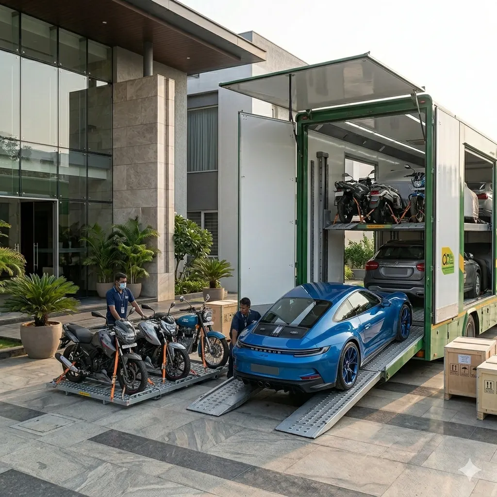 Bike + Car Transport Service